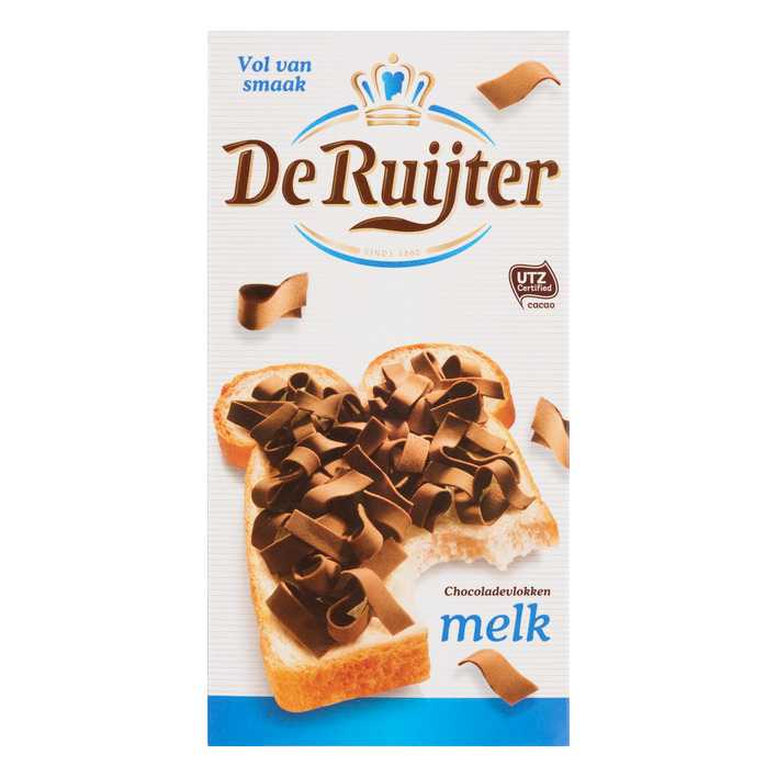 De Ruijter Chocolate Flakes (Milk, Dark, White and Mixed)