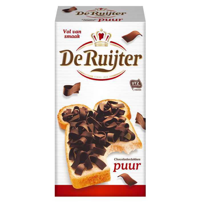 De Ruijter Chocolate Flakes (Milk, Dark, White and Mixed)