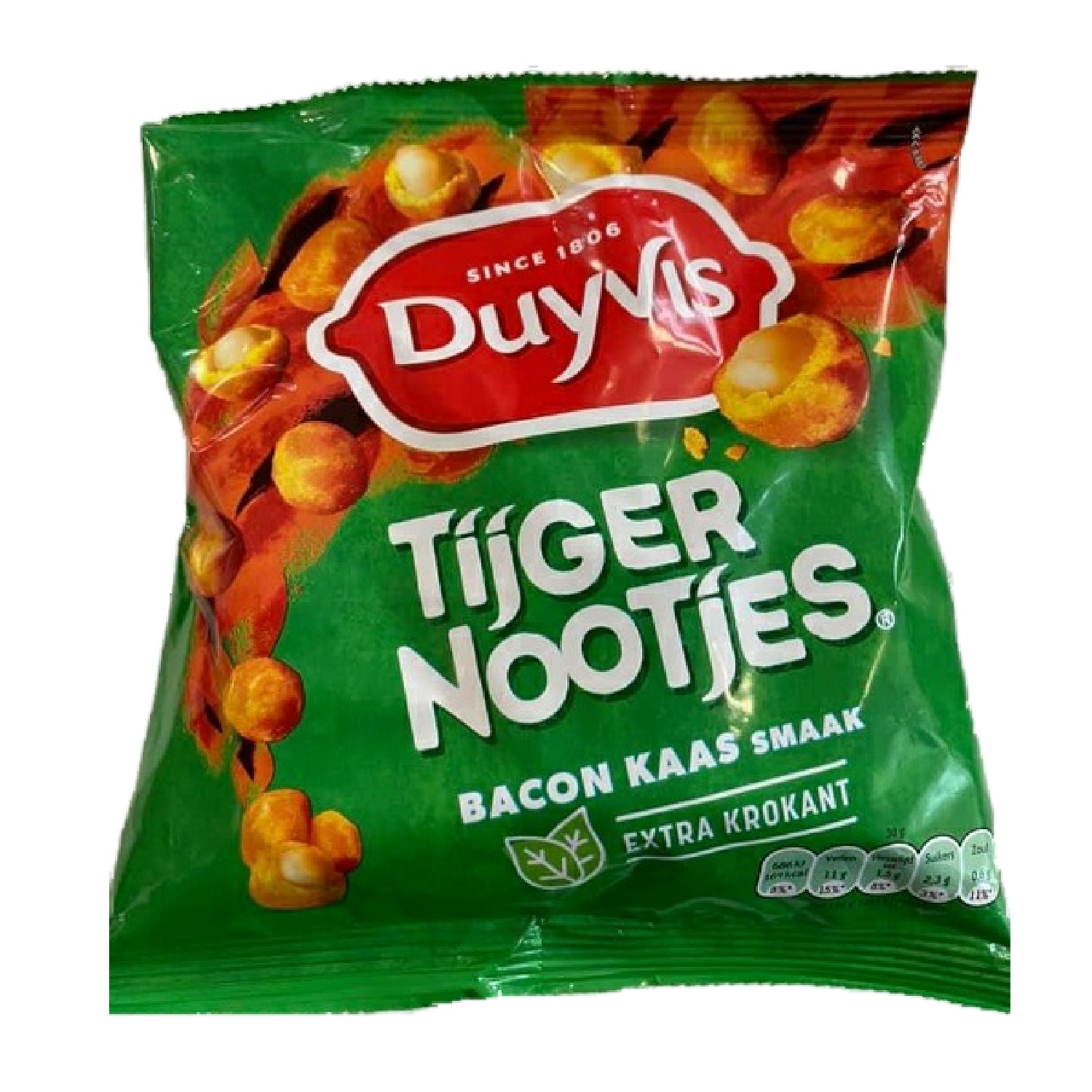 Duyvis Bacon/Cheese Tiger Chip Nuts