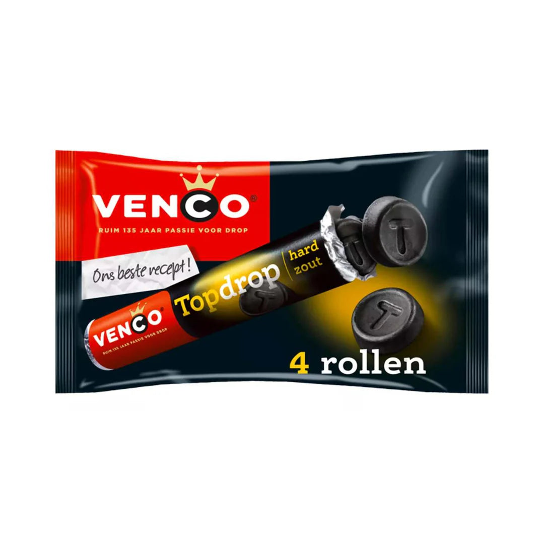 Venco Salty Licorice Drop (4 Pack)