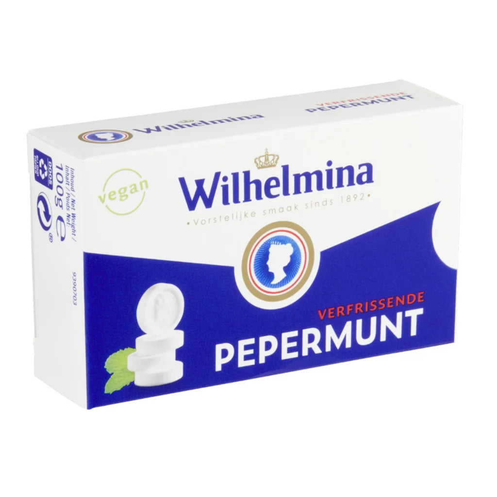 Wilhelmina Peppermint 100g Box